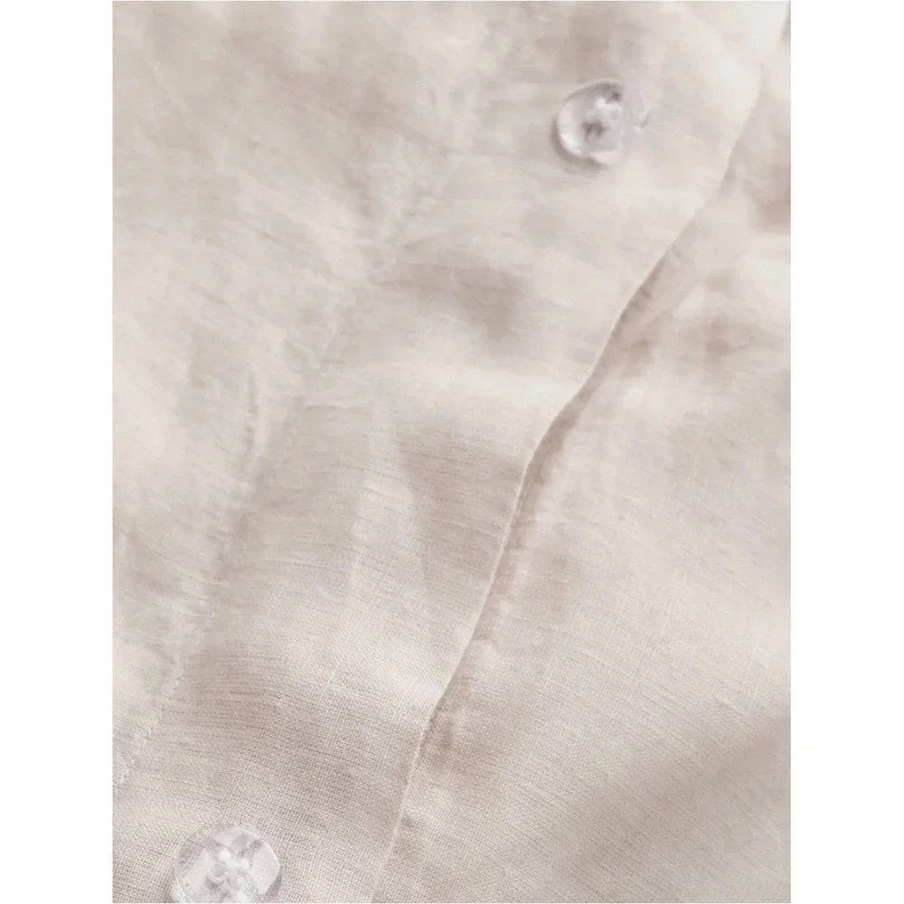 Quince European Linen Duvet Cover Set Full/Queen | Sand | 100% Linen